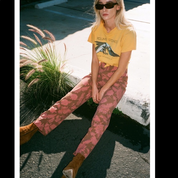 •NOVELLA ROYALE• The Morgan Trouser {silk copper dahlia} - Picture 2 of 9